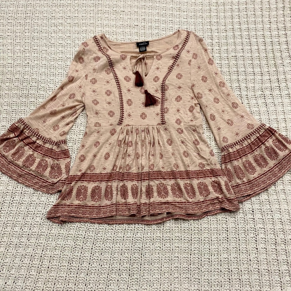 Forever 21 flare shirt